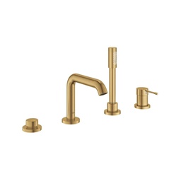 [GRO-19578GNA] Grohe 19578GNA Essence Four Hole Bathtub Faucet with Handshower Brushed Cool Sunrise