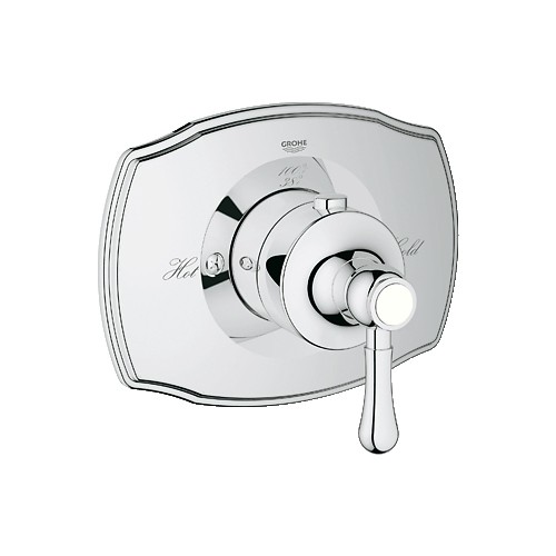 [GRO-19839000] Grohe 19839000 Grohtherm 2000 Authentic Custom Shower Thermostatic Trim With Control Module Chrome