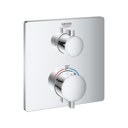 [GRO-24111000] Grohe 24111000 Grohtherm Dual Function 2 Handle Thermostatic Trim Chrome