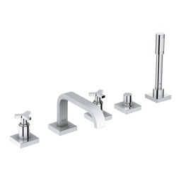 [GRO-25083001] Grohe 25083001 Allure Five Hole Bathtub Faucet With Handshower Chrome