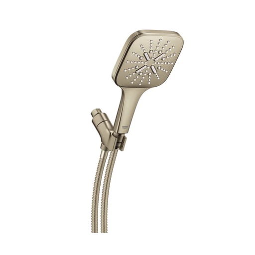 [GRO-26605EN0] Grohe 26605EN0 Rainshower Smartactive Handshower Square Brushed Nickel