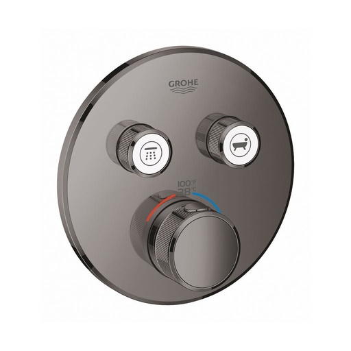 [GRO-29137A00] Grohe 29137A00 Grohtherm SmartControl Thermostatic Trim Control Module Hard Graphite