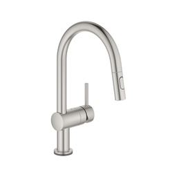 [GRO-31359DC2] Grohe 31359DC2 Minta Touch Single Handle Kitchen Faucet Super Steel