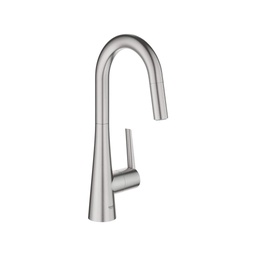 [GRO-32283DC3] Grohe 32283DC3 Ladylux L2 Prep Sink Dual Spray Pull Down Kitchen Faucet SuperSteel