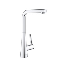 [GRO-33893DC2] Grohe 33893DC2 Ladylux L2 Dual Spray Pull Out Kitchen Faucet SuperSteel
