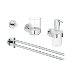 [GRO-40846001] Grohe 40846001 Essentials Master Bathroom Accessories Set Chrome