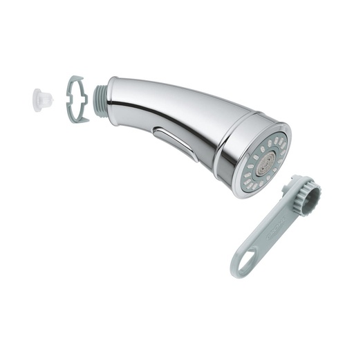 [GRO-46890NC0] Grohe 46890NC0 Universal Pull Out Spray Chrome Light Gray