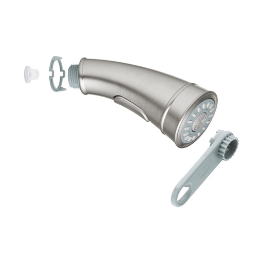 [GRO-46890ND0] Grohe 46890ND0 Universal Pull Out Spray SuperSteel Light Gray