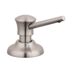 [HAN-04540800] Hansgrohe 04540800 C Traditional Soap Dispenser Brushed Nickel