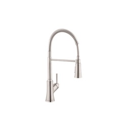 [HAN-04792800] Hansgrohe 04792800 Joleena Single Handle Semi Pro Kitchen Faucet Steel Optic