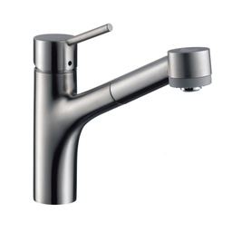 [HAN-06462860] Hansgrohe 06462860 Talis S 2 Spray Pull Out Kitchen Faucet Steel Optik