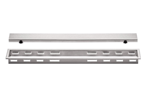 [SCH-KL1AR30EB70] Schluter KL1AR30EB70 Kerdi-Line 1-1/8" Frame 28" Solid Grate