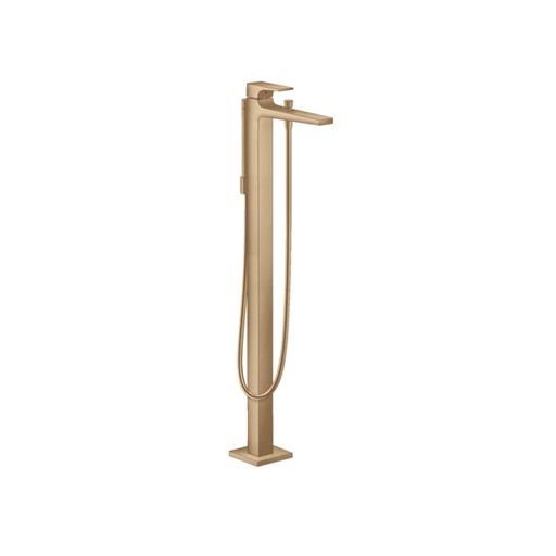[HAN-32532141] Hansgrohe 32532141 Metropol Freestanding Tub Filler Trim with Lever Handle and 1.75 GPM Handshower Brushed Bronze