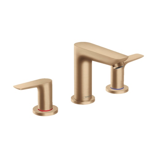 [HAN-71733141] Hansgrohe 71733141 Talis E 150 Widespread 3-Hole Mixer With Pop Up - - Brushed Bronze