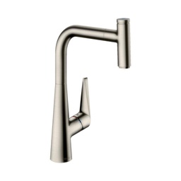 [HAN-72821801] Hansgrohe 72821801 Talis S HighArc Pull Out Kitchen Faucet Steel Optic