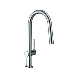[HAN-72846001] Hansgrohe 72846001 Talis N A Shaped Pull Down Kitchen Faucet Chrome