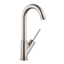 [HAN-10826801] Hansgrohe 10826801 Axor Starck Bar Kitchen Faucet Steel Optik