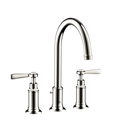 [HAN-16514831] Hansgrohe 16514831 Axor Montreux Lever Widespread Faucet Polished Nickel