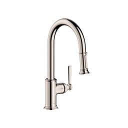 [HAN-16581831] Hansgrohe 16581831 Axor Montreux Pull Down Kitchen Faucet Polished Nickel