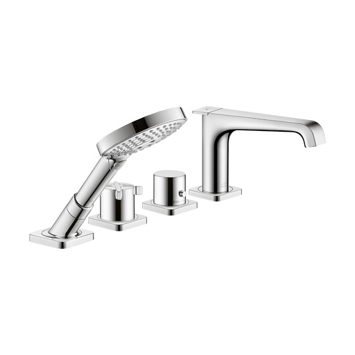 [HAN-36413001] Hansgrohe 36413001 Axor Citterio E 4 Hole Thermostatic Roman Tub Faucet Chrome
