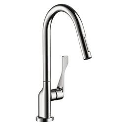 [HAN-39835001] Hansgrohe 39835001 Axor Citterio HighArc Kitchen Faucet 2-Spray Pull-Down Chrome