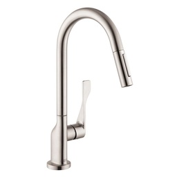[HAN-39835801] Hansgrohe 39835801 Axor Citterio Pull Down Kitchen Faucet Steel Optik