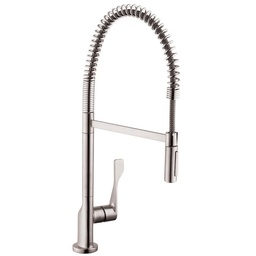 [HAN-39840801] Hansgrohe 39840801 Axor Citterio Semi-Pro Kitchen Faucet Steel Optik