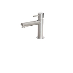 [AQB-61044BN] Aquabrass 61044 Volare Straight Small Single Hole Lavatory Faucet Brushed Nickel