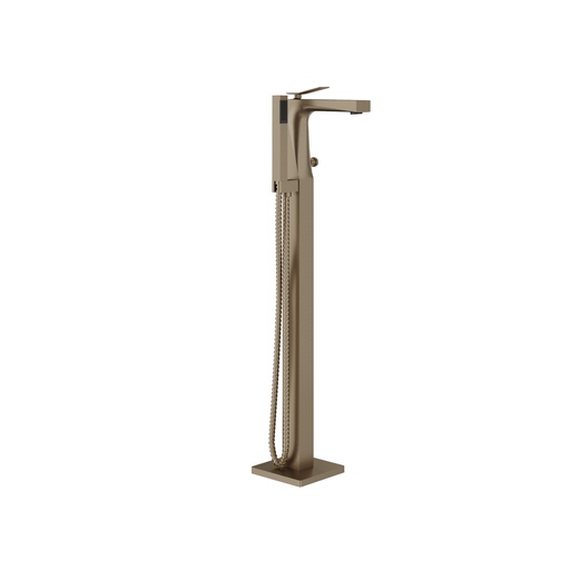 [AQB-19N85BN] Aquabrass 19N85BN Chicane Floor Mount Tub Filler Brushed Nickel