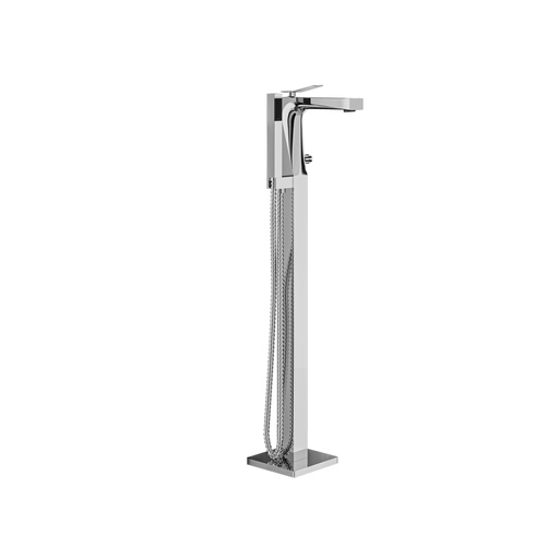 [AQB-19N85PC] Aquabrass 19N85PC Chicane Floor Mount Tub Filler Polished Chrome