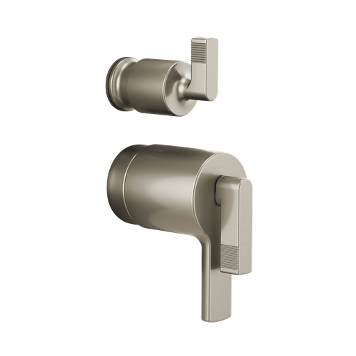 [BRI-HL7506-NK] Brizo HL7506-NK Kintsu Thermostatic Integrated Diverter Trim Lever Handles Brilliance Luxe Nickel