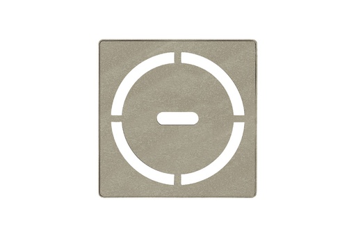 [SCH-KDIF4GRKTSCD8] Schluter KDIF4GRKTSCD8 Kerdi-Drain Grate Kit 4" Cream Pure