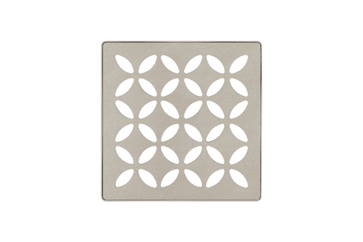 [SCH-KDIF4GRKTSBGD5] Schluter KDIF4GRKTSBGD5 Kerdi-Drain Grate Kit 4" Greige Floral