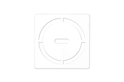 [SCH-KDIF4GRKMBWD8] Schluter KDIF4GRKMBWD8 Kerdi-Drain Grate Kit 4" Matte White Pure