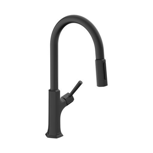 [HAN-04852670] Hansgrohe 04852670 Locarno Higharc Kitchen Faucet 2 Spray Pull Down 1.75 Gpm Matte Black