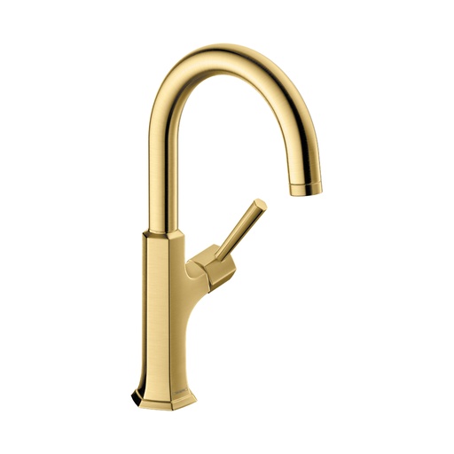 [HAN-04854250] Hansgrohe 04854250 Locarno Bar Faucet 1.5 Gpm Brushed Gold Optic