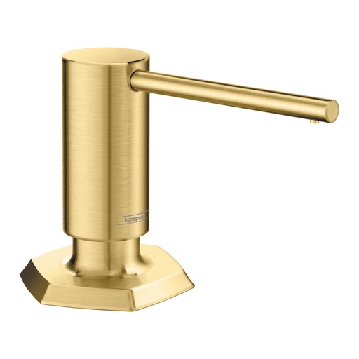 [HAN-04857250] Hansgrohe 04857250 Locarno Soap Dispenser Brushed Gold Optic