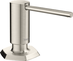 [HAN-04857800] Hansgrohe 04857800 Locarno Soap Dispenser Steel Optik