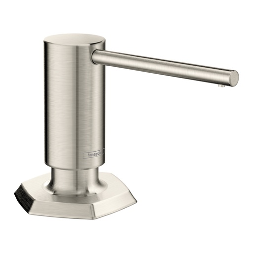 [HAN-04857800] Hansgrohe 04857800 Locarno Soap Dispenser Steel Optik