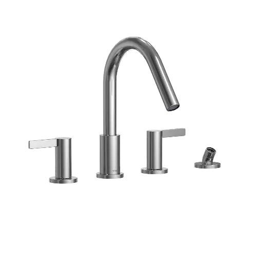 [TOTO-TBG11202UA#CP] TOTO TBG11202UA#CP GF Four Hole Roman Tub Filler Trim Polished Chrome