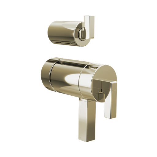 [BRI-HL7522-PN] Brizo HL7522-PN Frank Lloyd Wright Integrated Diverter Trim Lever Handle Kit Brilliance Polished Nickel