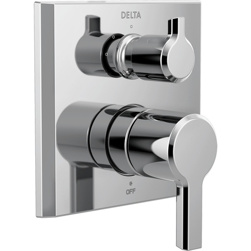 [DEL-T24899-PR] Delta T24899-PR Pivotal 14 Series Integrated Diverter Trim 3-Setting Lumicoat Chrome