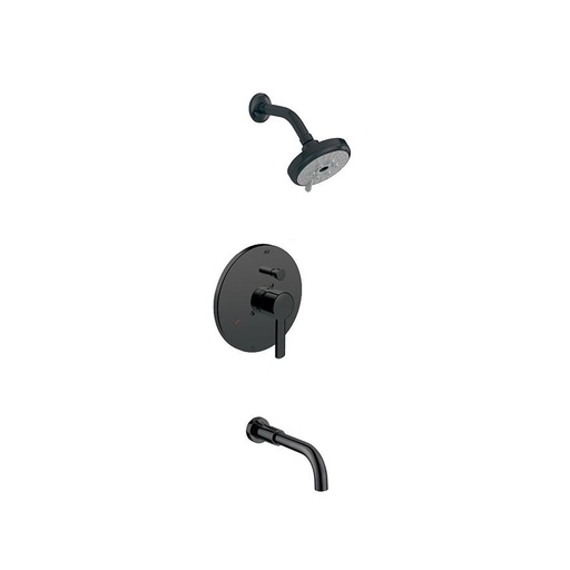 [ALT-9141641] ALT 91416 Circo Pressure Balance Tub Shower System Electro Black