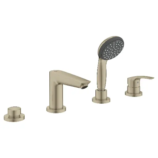 [GRO-25245EN3] Grohe 25245EN3 Eurosmart 4-Hole Deck Mount Roman Tub Faucet Brushed Nickel