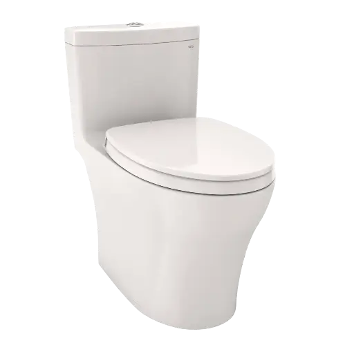 [TOTO-MS646124CEMFGN#11] TOTO MS646124CEMFGN#11 Aquia IV One Piece Elongated Toilet Colonial White