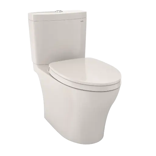 [TOTO-MS446124CEMFGN#12] TOTO MS446124CEMFGN#12 Aquia IV Two Piece Elongated Dual Flush Toilet Sedona Beige