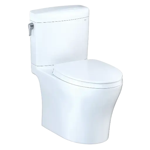 [TOTO-MS436124CEMFGN#01] TOTO MS436124CEMFGN#01 Aquia IV Cube Two Piece Elongated Toilet Cotton