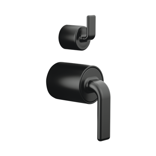 [BRI-HL75P67-BL] Brizo HL75P67-BL Allaria Pressure Balance Valve with Integrated Diverter Trim Lever Kit Matte Black