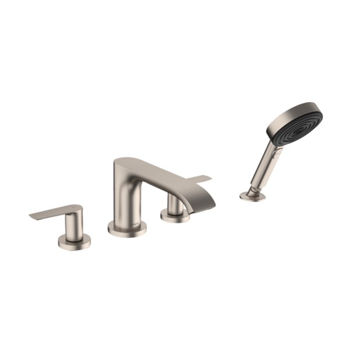 [HAN-75443821] Hansgrohe 75443821 Vivenis 4-Hole Roman Tub Set Trim Brushed Nickel