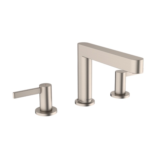 [HAN-76033821] Hansgrohe 76033821 Finoris Wide Spread Faucet 110 With Pop-Up Drain Brushed Nickel